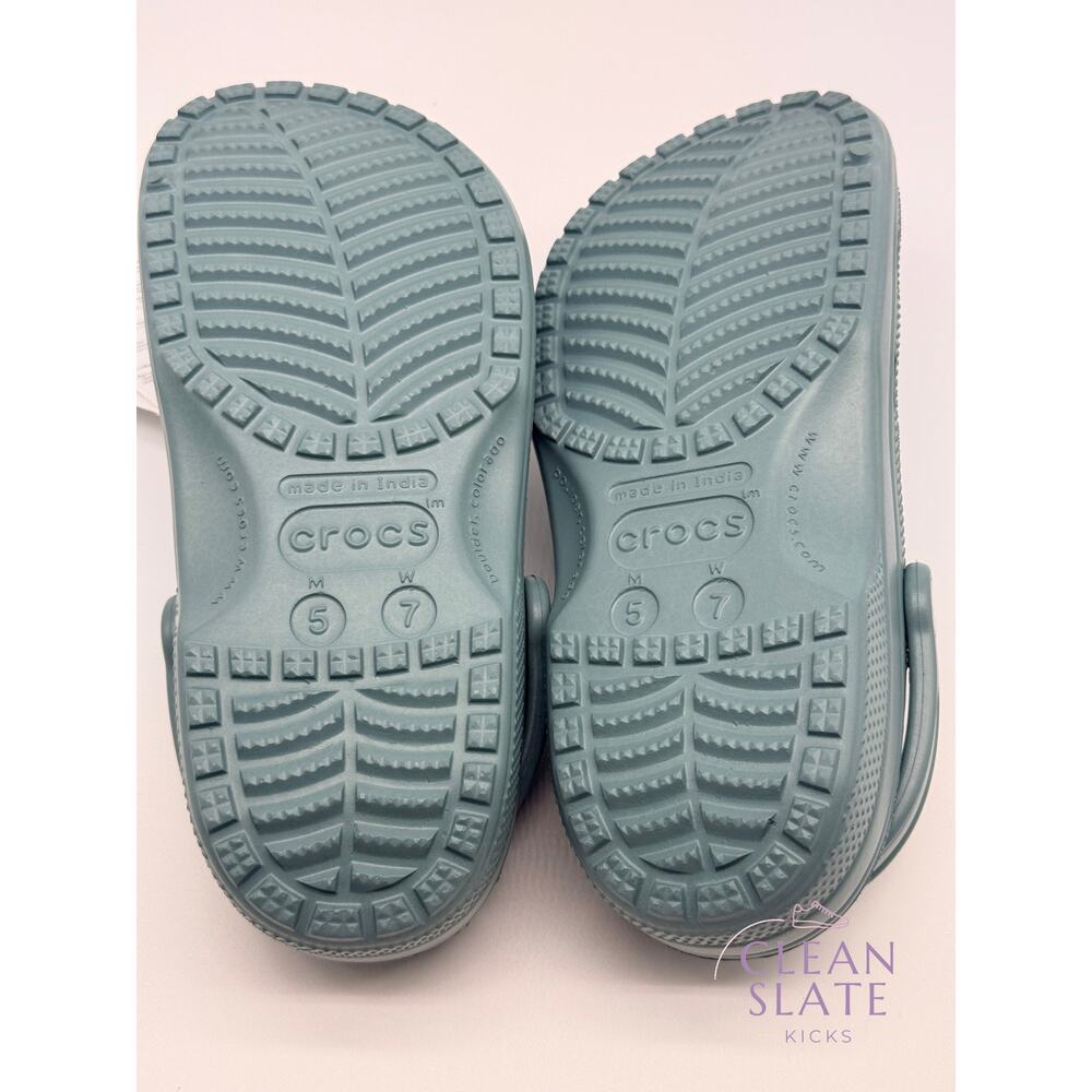 Crocs Classic Clog Sea Glass Green, Men's 5/Women's 7 New, NWOB/NWT - Picture 6 of 6